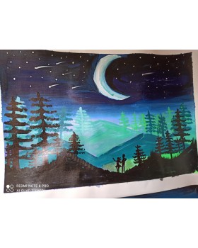 Shooting Star gazing kids
